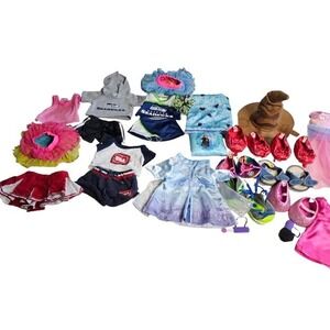 Lot 25 Build A Bare Clothing Accessories Frozen Harry Potter Hat Skates Shoes